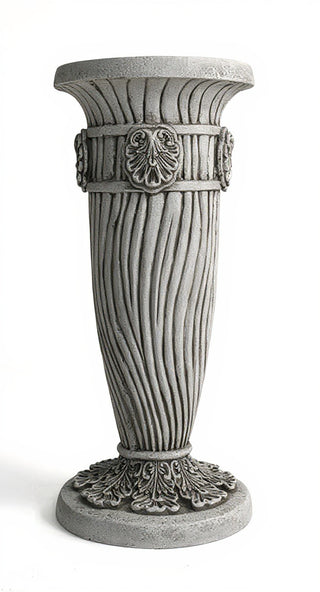 Lina Pedestal - 30-inch — Old Stone finish
