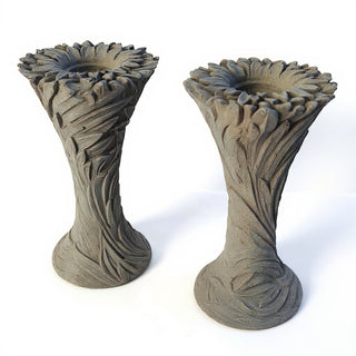 Sunflower Candle Holder Candleholder - 18-inch — Antique Stone finish