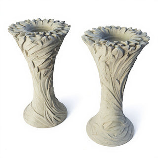 Sunflower Candle Holder Candleholder - 18-inch — Antique White finish