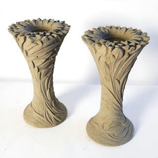 Sunflower Candle Holder Candleholder - 18-inch — Museum Terracotta finish