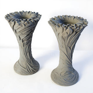 Sunflower Candle Holder Candleholder - 18-inch — Old Stone finish