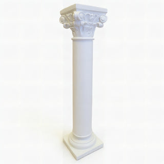 Altar Pedestal Remnant - 24-inch — Flat White finish