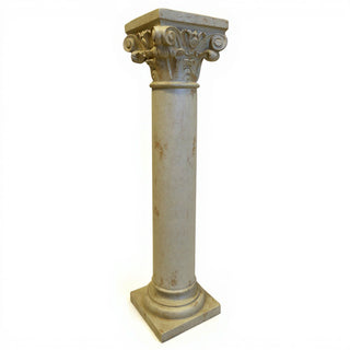 Altar Pedestal Remnant - 24-inch — Museum Terracotta finish