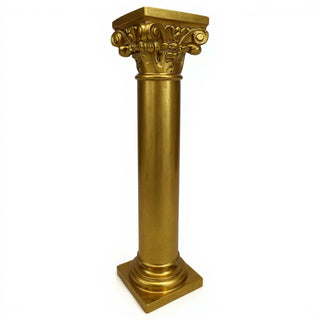 Remnant Pedestal - 24-inch — Antique Gold finish