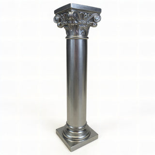 Remnant Pedestal - 24-inch — Aged Silver finish