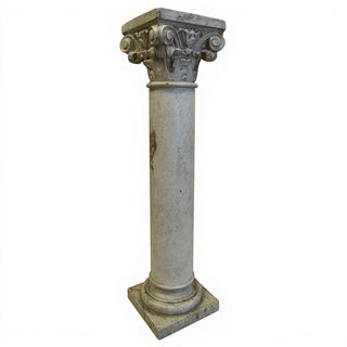 Remnant Pedestal - 24-inch — Antique Stone finish