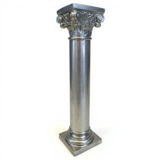 Remnant Pedestal - 24-inch — Antique Silver finish