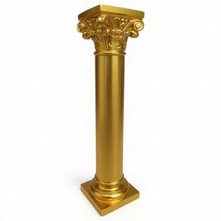 Remnant Pedestal - 24-inch — Deep Gold finish