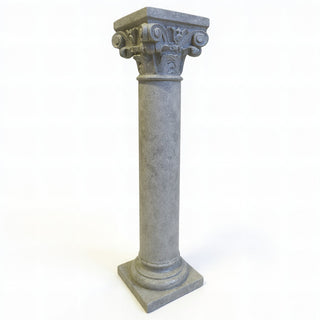 Remnant Pedestal - 24-inch — Limestone finish