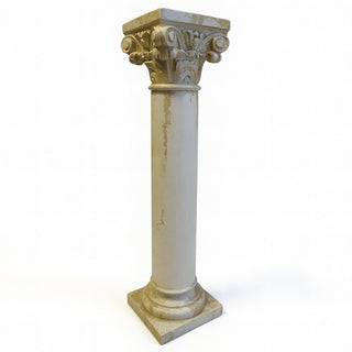 Remnant Pedestal - 24-inch — Museum Terracotta finish