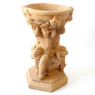 Capri Cherubs Bowl Planter - 16-inch — Dusted Sand finish