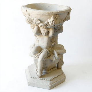 Capri Cherubs Bowl Planter - 16-inch — Museum Terracotta finish