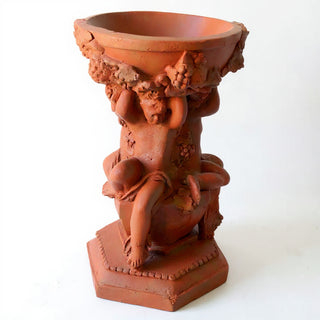 Capri Cherubs Bowl Planter - 16-inch — Metro finish