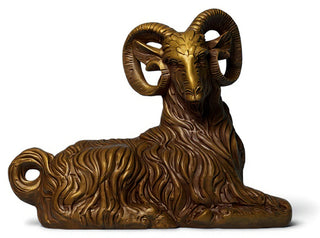 Sitting Ram Statue - 30-inch