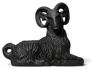 Sitting Ram Statue - 30-inch