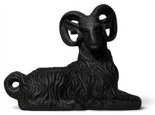 Sitting Ram Statue - 30-inch