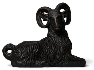 Sitting Ram Statue - 30-inch