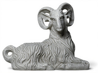 Sitting Ram Statue - 30-inch