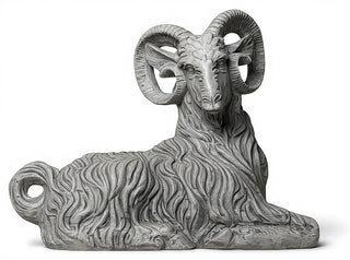 Sitting Ram Statue - 30-inch