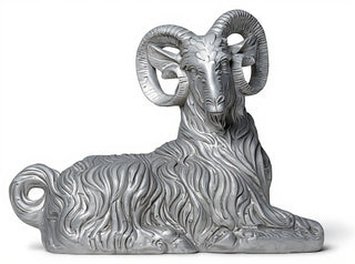 Sitting Ram Statue - 30-inch