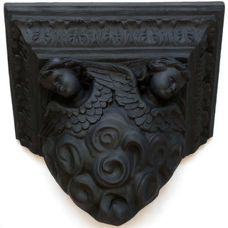 Outlooking Angels Shelf Bracket — Dusted Black finish