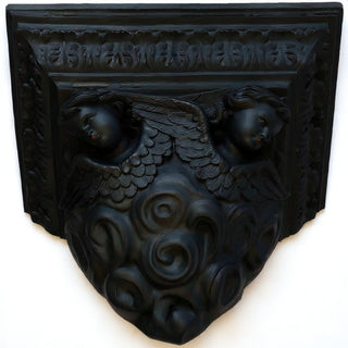 Outlooking Angels Shelf Bracket — Flat Black finish