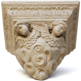 Outlooking Angels Shelf Bracket — Museum Terracotta finish