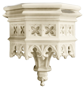 Gothic Flint Bracket Statue - 23-inch