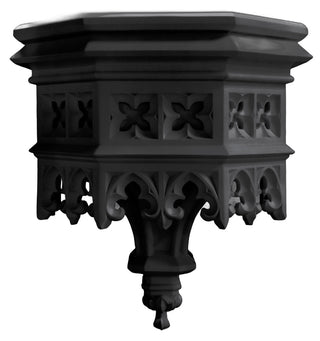 Gothic Flint Bracket Statue - 23-inch