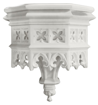 Gothic Flint Bracket Statue - 23-inch