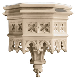 Gothic Flint Bracket Statue - 23-inch