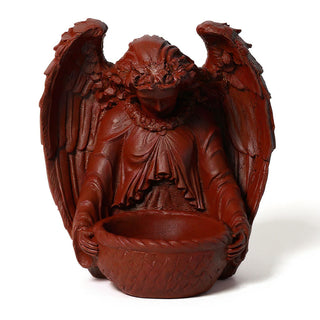 Garden Angel Statue - 14.5-inch — Rust finish