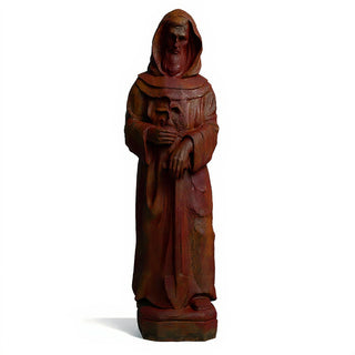 Saint Fiacre Statue - 28.5-inch — Rust finish