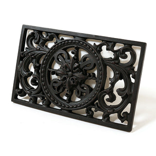 Scroll Work Frame Wall Plaque — Iron finish