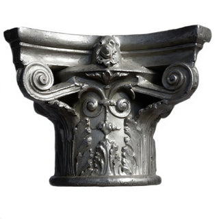 Italian Renaissance Architectural Accent — Aged Silver finish