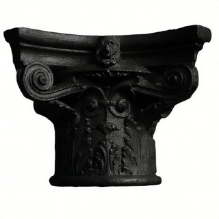 Italian Renaissance Architectural Accent — Dusted Black finish