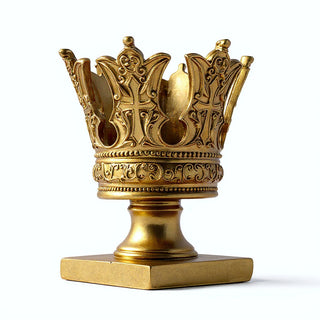 Queen Crown - 7-inch — Antique Gold finish