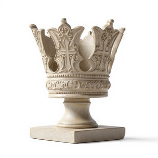 Queen Crown - 7-inch — Museum Terracotta finish