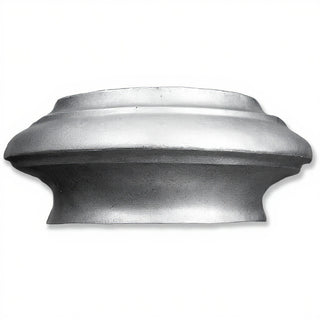 Baroque Capital Top Architectural Element — Aged Silver finish