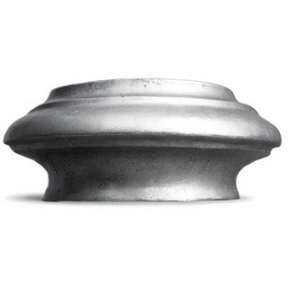Baroque Capital Top Architectural Element — Antique Silver finish
