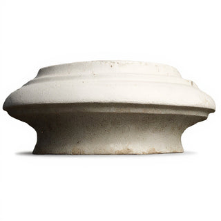 Baroque Capital Top Architectural Element — Antique White finish