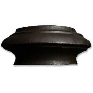 Baroque Capital Top Architectural Element — Iron finish
