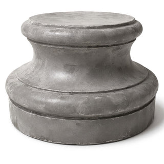 Baroque Cap Base — Antique Stone finish