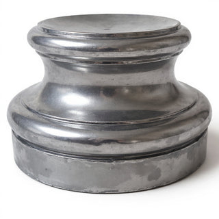 Baroque Cap Base — Antique Silver finish