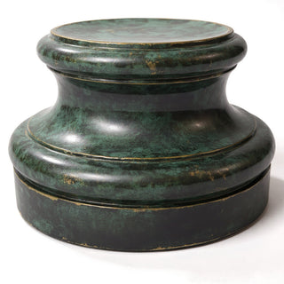 Baroque Cap Base — Green Bronze finish