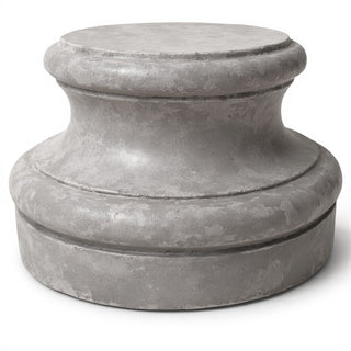 Baroque Cap Base — Limestone finish