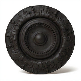 Americo Medallion Wall Plaque — Dusted Black finish