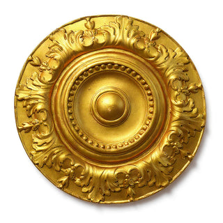 Americo Medallion Wall Plaque — Deep Gold finish