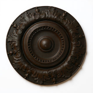 Americo Medallion Wall Plaque — Iron finish