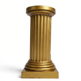 Common Column Pedestal - 39-inch — Antique Gold finish